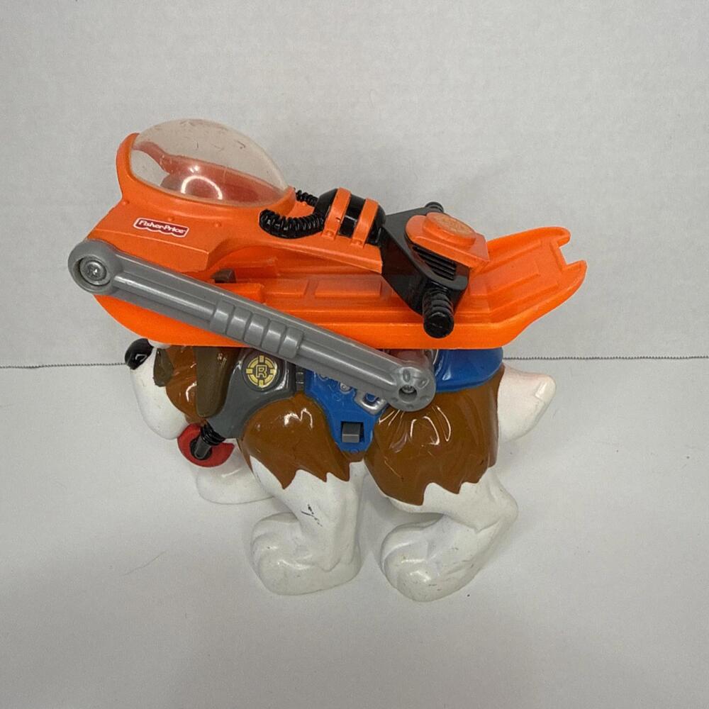 Fisher Price Mattel Rescue Heroes Action Figure 2000 Windchill St Bernard Dog